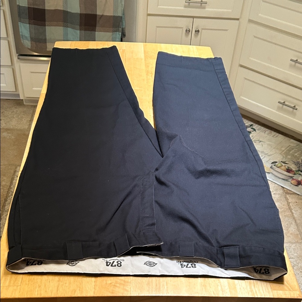 Dickies Dark Blue Work Trousers - Picture 4 of 16